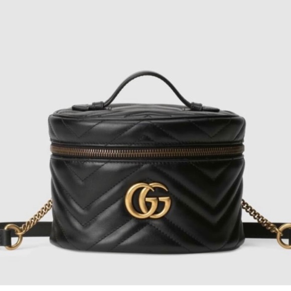 🖤💛 Gucci GG Marmont Matelasse Mini Backpack💛🖤 - Picture 14 of 15